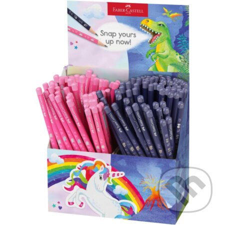 Unicorn/Dino grafitová ceruzka, 2x72 ks stojanček (Faber-Castell). Faber-Castell Unicorn/Dino grafitová ceruzka, 2x72 ks stojanček (Faber-Castell). Faber-Castell