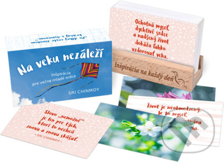 Kniha: Na veku nezáleží (s dreveným stojančekom) (Sri Chinmoy). Madal Bal, 2026 Kniha: Na veku nezáleží (s dreveným stojančekom) (Sri Chinmoy). Madal Bal, 2026
