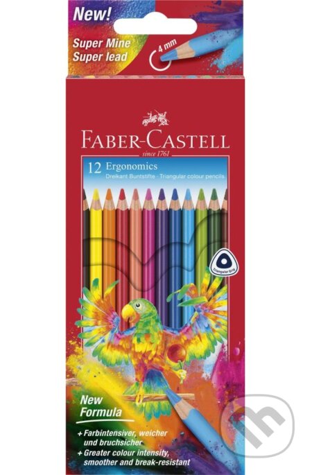 Pastelky TRIA s extra hrubou tuhou set 12 farebné (Faber-Castell). Faber-Castell, 2026 Pastelky TRIA s extra hrubou tuhou set 12 farebné (Faber-Castell). Faber-Castell, 2026