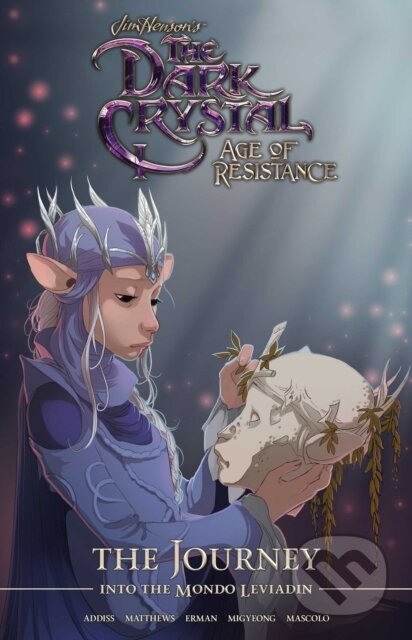 Kniha: Jim Henson's The Dark Crystal: Age of Resistance: The Journey into the Mondo Leviadin (Matthew Erman). Archaia Studios, 2021 Kniha: Jim Henson's The Dark Crystal: Age of Resistance: The Journey into the Mondo Leviadin (Matthew Erman). Archaia Studios, 2021
