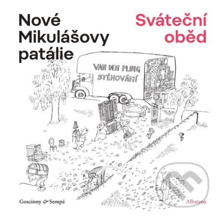 Kniha: Nové Mikulášovy patálie: Sváteční oběd (René Goscinny). Albatros SK, 2026 Kniha: Nové Mikulášovy patálie: Sváteční oběd (René Goscinny). Albatros SK, 2026