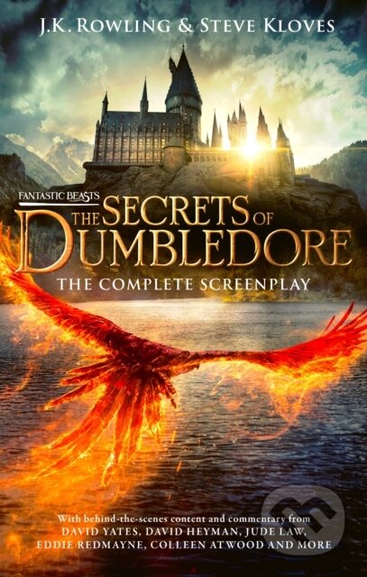 Kniha: Fantastic Beasts: The Secrets of Dumbledore – The Complete Screenplay (J.K. Rowling). Little, Brown Book Group, 2026 Kniha: Fantastic Beasts: The Secrets of Dumbledore – The Complete Screenplay (J.K. Rowling). Little, Brown Book Group, 2026