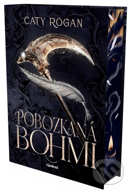 Kniha: Pobozkaná bohmi (Caty Rogan). Lindeni, 2026 Kniha: Pobozkaná bohmi (Caty Rogan). Lindeni, 2026