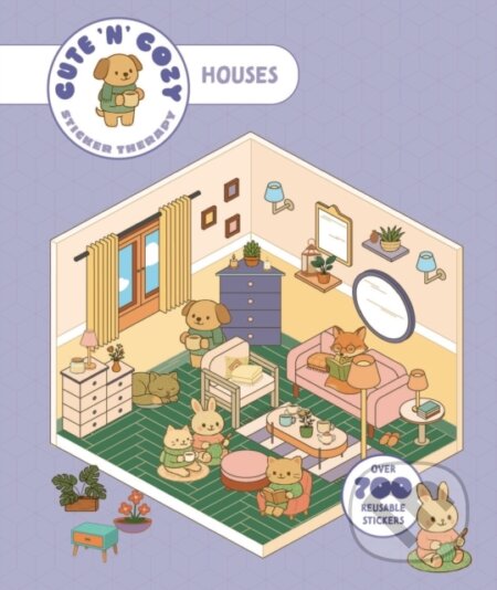 Kniha: Cute n Cozy Sticker Therapy: Homes (Skittledog). Thames & Hudson, 2026 Kniha: Cute n Cozy Sticker Therapy: Homes (Skittledog). Thames & Hudson, 2026