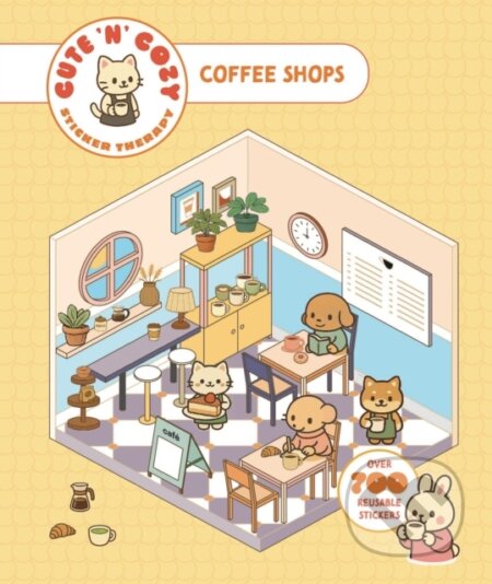 Kniha: Cute n Cozy Sticker Therapy: Coffee Shops (Skittledog). Thames & Hudson, 2026 Kniha: Cute n Cozy Sticker Therapy: Coffee Shops (Skittledog). Thames & Hudson, 2026