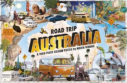 Puzzle: Road Trip Australia (Maria Rivans). Thames & Hudson, 2026 Puzzle: Road Trip Australia (Maria Rivans). Thames & Hudson, 2026
