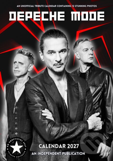 Nástěnný kalendář 2027: Depeche Mode (A3 29,7 x 42 cm) (Cure Pink). Cure Pink, 2026 Nástěnný kalendář 2027: Depeche Mode (A3 29,7 x 42 cm) (Cure Pink). Cure Pink, 2026