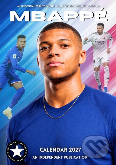 Nástěnný kalendář 2027: Kylian Mbappé (A3 29,7 x 42 cm) (Cure Pink). Cure Pink, 2026 Nástěnný kalendář 2027: Kylian Mbappé (A3 29,7 x 42 cm) (Cure Pink). Cure Pink, 2026