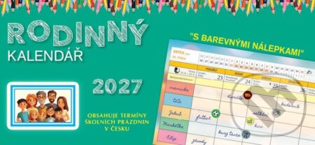 Stolní RODINNÝ kalendář 2027 (Spektrum grafik). Spektrum grafik, 2026 Stolní RODINNÝ kalendář 2027 (Spektrum grafik). Spektrum grafik, 2026