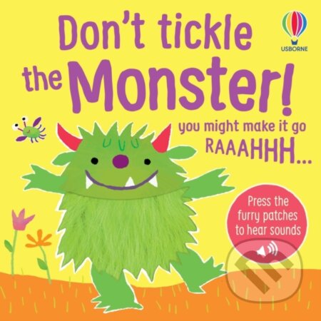 Kniha: Dont Tickle the Monster! (Sam Taplin). Usborne, 2026 Kniha: Dont Tickle the Monster! (Sam Taplin). Usborne, 2026