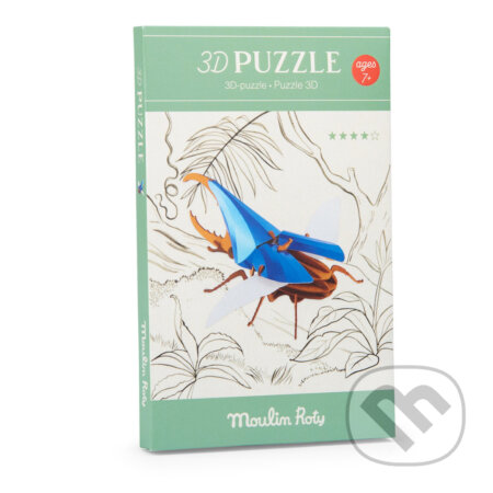 Puzzle: Puzzle 3D - Brouk Herkules (Moulin Roty). Moulin Roty Puzzle: Puzzle 3D - Brouk Herkules (Moulin Roty). Moulin Roty