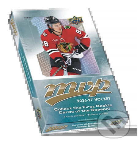 Spoločenská hra: Upper Deck NHL 2026-27 MVP Hobby BOX (Upper Deck). Upper Deck, 2026 Spoločenská hra: Upper Deck NHL 2026-27 MVP Hobby BOX (Upper Deck). Upper Deck, 2026