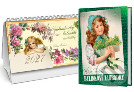 Zahradnický kalendář 2027 + kniha Bylinkové zahrádky (Klára Trnková). Studio Trnka, 2026 Zahradnický kalendář 2027 + kniha Bylinkové zahrádky (Klára Trnková). Studio Trnka, 2026