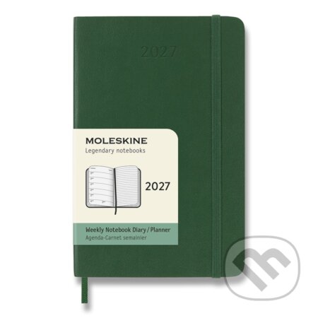 Moleskine – 12-mesačný týždenný plánovací diár 2027 (zelený) (Moleskine). Moleskine, 2026 Moleskine – 12-mesačný týždenný plánovací diár 2027 (zelený) (Moleskine). Moleskine, 2026
