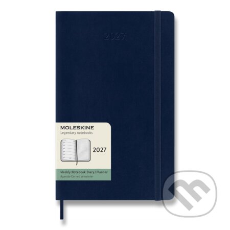 Moleskine – 12-mesačný týždenný plánovací diár 2027 (modrý) (Moleskine). Moleskine, 2026 Moleskine – 12-mesačný týždenný plánovací diár 2027 (modrý) (Moleskine). Moleskine, 2026