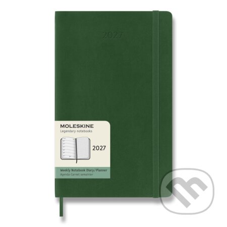 Moleskine – 12-mesačný týždenný plánovací diár 2027 (zelený) (Moleskine). Moleskine, 2026 Moleskine – 12-mesačný týždenný plánovací diár 2027 (zelený) (Moleskine). Moleskine, 2026