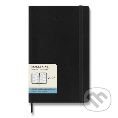 Moleskine – 12-mesačný diár 2027 (čierny) (Moleskine). Moleskine, 2026 Moleskine – 12-mesačný diár 2027 (čierny) (Moleskine). Moleskine, 2026