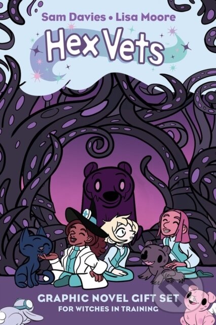Kniha: Hex Vets: Graphic Novel Gift Set for Witches in Training (Sam Davies). Boom! Studios, 2026 Kniha: Hex Vets: Graphic Novel Gift Set for Witches in Training (Sam Davies). Boom! Studios, 2026