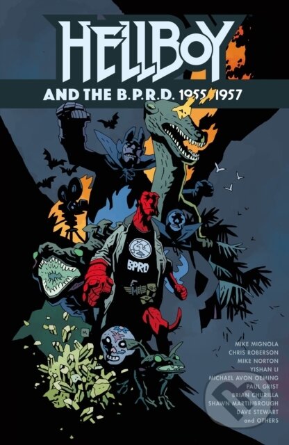 Kniha: Hellboy and the B.P.R.D.: 1955-1957 (Brian Churilla, Mike Mignola a Chris Roberson). , 2026 Kniha: Hellboy and the B.P.R.D.: 1955-1957 (Brian Churilla, Mike Mignola a Chris Roberson). , 2026