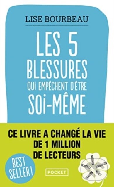 Kniha: Les cinq blessures qui empechent d'etre soi-meme (Lise Bourbeau). Pocket, 2026 Kniha: Les cinq blessures qui empechent d'etre soi-meme (Lise Bourbeau). Pocket, 2026