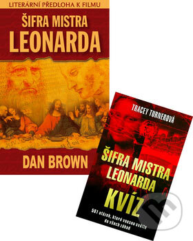 Kniha: Šifra mistra Leonarda + Šifra mistra Leonarda (Kvíz) (Dan Brown a Tracey Turnerová). Metafora, 2007 Kniha: Šifra mistra Leonarda + Šifra mistra Leonarda (Kvíz) (Dan Brown a Tracey Turnerová). Metafora, 2007