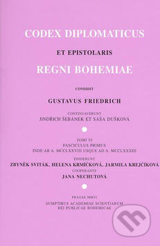 Kniha: Codex Diplomaticus (Helena Krmíčková a Zbyněk Sviták). Academia, 2007 Kniha: Codex Diplomaticus (Helena Krmíčková a Zbyněk Sviták). Academia, 2007