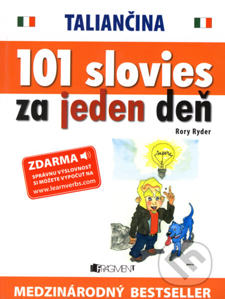 Kniha: Taliančina - 101 slovies za jeden deň (Rory Ryder). Fragment, 2007 Kniha: Taliančina - 101 slovies za jeden deň (Rory Ryder). Fragment, 2007