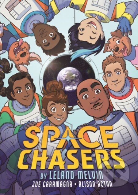 Kniha: Space Chasers by Leland Melvin (Leland Melvin and Joe Caramagna). First Second, 2025 Kniha: Space Chasers by Leland Melvin (Leland Melvin and Joe Caramagna). First Second, 2025
