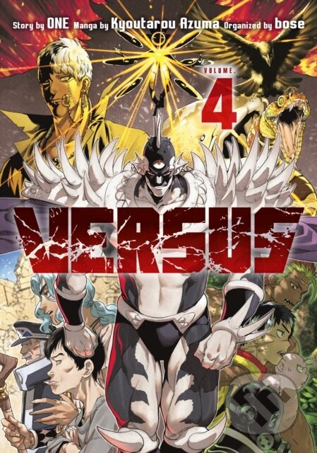 Kniha: Versus 4 (bose a ONE). Kodansha Comics, 2025 Kniha: Versus 4 (bose a ONE). Kodansha Comics, 2025