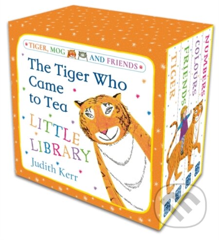Kniha: The Tiger Who Came to Tea Little Library (Judith Kerr). HarperCollins, 2026 Kniha: The Tiger Who Came to Tea Little Library (Judith Kerr). HarperCollins, 2026