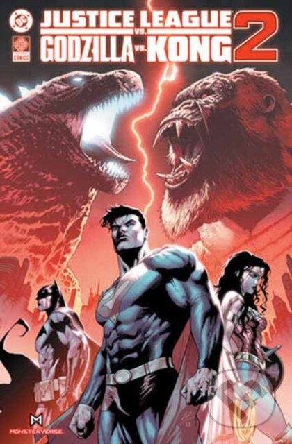 Kniha: Justice League vs Godzilla vs Kong 2 (Brian Buccellato a Christian Duce). DC Comics, 2026 Kniha: Justice League vs Godzilla vs Kong 2 (Brian Buccellato a Christian Duce). DC Comics, 2026