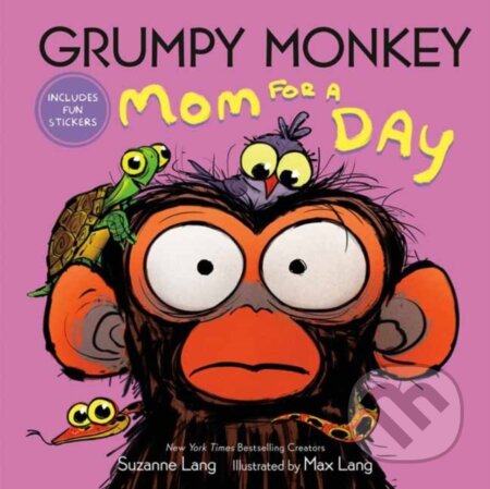 Kniha: Grumpy Monkey Mom for a Day (Max Lang a Suzanne Lang). Random House, 2025 Kniha: Grumpy Monkey Mom for a Day (Max Lang a Suzanne Lang). Random House, 2025