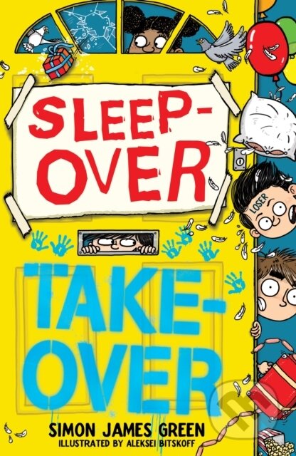 Kniha: Sleepover Takeover (Simon James Green). Scholastic, 2022 Kniha: Sleepover Takeover (Simon James Green). Scholastic, 2022