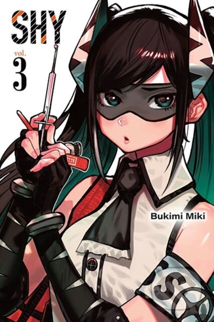 Kniha: Shy, Vol. 3 (Ajani Oloye, Bukimi Miki a Arbash Mughal). Yen Press, 2023 Kniha: Shy, Vol. 3 (Ajani Oloye, Bukimi Miki a Arbash Mughal). Yen Press, 2023