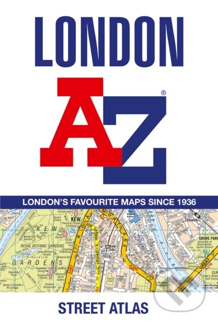 Kniha: London A-Z Street Atlas (A-Z Maps). HarperCollins, 2024 Kniha: London A-Z Street Atlas (A-Z Maps). HarperCollins, 2024