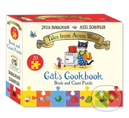 Kniha: Cat's Cookbook Book and Giant Puzzle Gift Set (Julia Donaldson). Pan Macmillan, 2024 Kniha: Cat's Cookbook Book and Giant Puzzle Gift Set (Julia Donaldson). Pan Macmillan, 2024