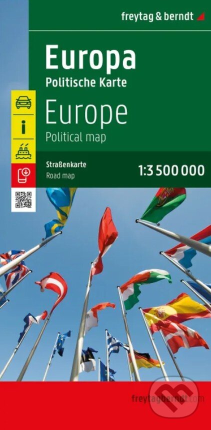 Európa politická 1: 3 500 000 (freytag&berndt). freytag&berndt, 2026 Európa politická 1: 3 500 000 (freytag&berndt). freytag&berndt, 2026
