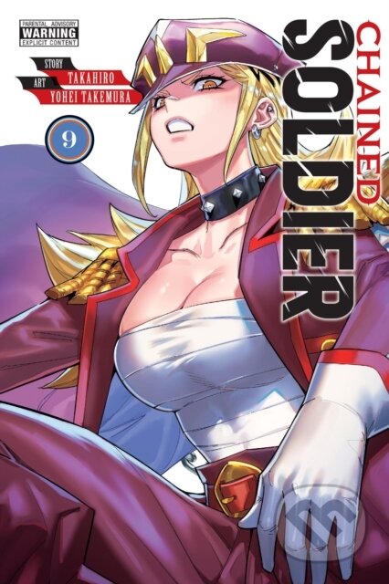 Kniha: Chained Soldier, Vol. 9 (Brandon Bovia, Yohei Takemura, Takahiro Takahiro a Christine Dashiell). Yen Press, 2024 Kniha: Chained Soldier, Vol. 9 (Brandon Bovia, Yohei Takemura, Takahiro Takahiro a Christine Dashiell). Yen Press, 2024