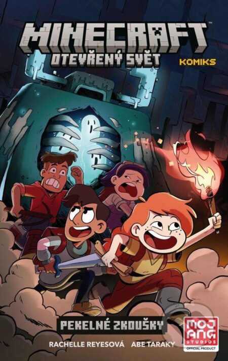 Kniha: Minecraft komiks: Otevřený svět - Pekelné zkoušky (Abe Taraky). Crew, 2026 Kniha: Minecraft komiks: Otevřený svět - Pekelné zkoušky (Abe Taraky). Crew, 2026