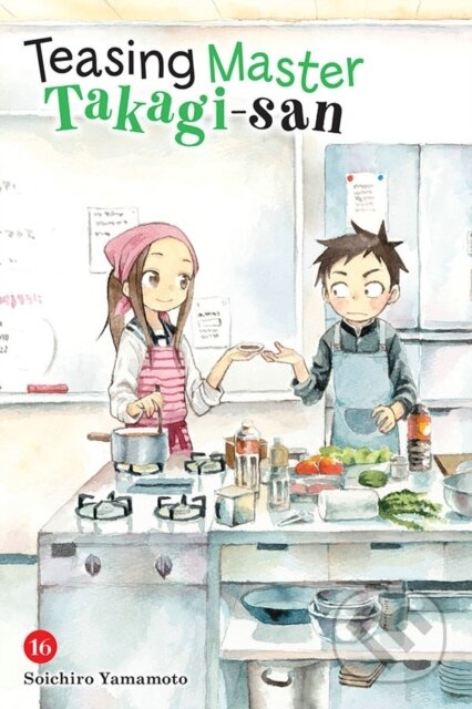 Kniha: Teasing Master Takagi-san, Vol. 16 (Chiho Christie, Taylor Engel a Soichiro Yamamoto). Yen Press, 2022 Kniha: Teasing Master Takagi-san, Vol. 16 (Chiho Christie, Taylor Engel a Soichiro Yamamoto). Yen Press, 2022
