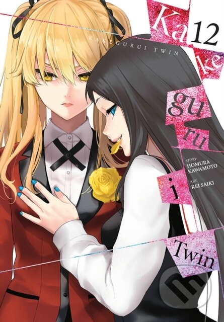 Kniha: Kakegurui Twin 12 (Anthony Quintessenza, Kevin Gifford, Kei Saiki a Homura Kawamoto). Yen Press, 2022 Kniha: Kakegurui Twin 12 (Anthony Quintessenza, Kevin Gifford, Kei Saiki a Homura Kawamoto). Yen Press, 2022