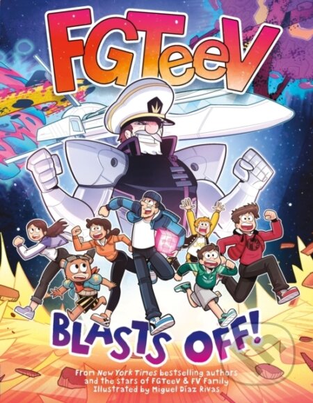 Kniha: FGTeeV: Blasts Off! (Fgteev). HarperCollins, 2026 Kniha: FGTeeV: Blasts Off! (Fgteev). HarperCollins, 2026
