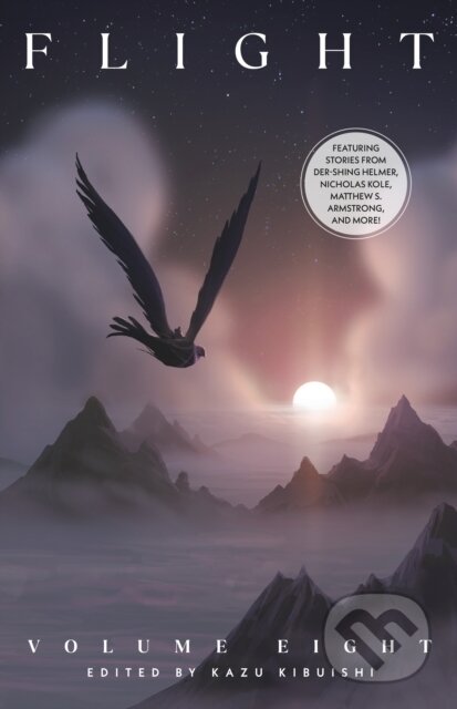 Kniha: Flight Volume Eight (Der-Shing Helmer, Kazu Kibuishi, Nicholas Kole, Matthew S. Armstrong a Kyla Vanderklugt). Random House, 2026 Kniha: Flight Volume Eight (Der-Shing Helmer, Kazu Kibuishi, Nicholas Kole, Matthew S. Armstrong a Kyla Vanderklugt). Random House, 2026