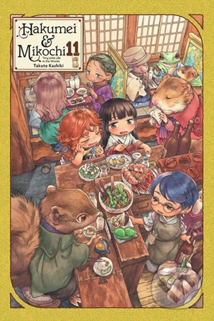 Kniha: Hakumei & Mikochi: Tiny Little Life in the Woods, Vol. 11 (Abigail Blackman, Taylor Engel a Takuto Kashiki). Yen Press, 2024 Kniha: Hakumei & Mikochi: Tiny Little Life in the Woods, Vol. 11 (Abigail Blackman, Taylor Engel a Takuto Kashiki). Yen Press, 2024