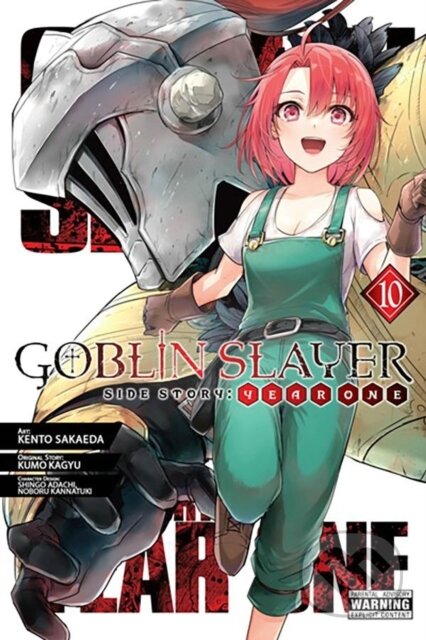 Kniha: Goblin Slayer Side Story: Year One, Vol. 10 (manga) (Anthony Quintessenza, Shingo Adachi, Noboru Kannatuki, Kumo Kagyu, Kevin Steinbach a Kento Sakaeda). Yen Press, 2024 Kniha: Goblin Slayer Side Story: Year One, Vol. 10 (manga) (Anthony Quintessenza, Shingo Adachi, Noboru Kannatuki, Kumo Kagyu, Kevin Steinbach a Kento Sakaeda). Yen Press, 2024