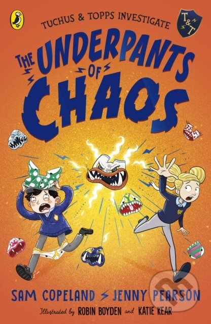 Kniha: The Underpants of Chaos (Jenny Pearson a Sam Copeland). Puffin Books, 2022 Kniha: The Underpants of Chaos (Jenny Pearson a Sam Copeland). Puffin Books, 2022