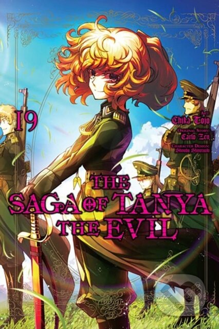 Kniha: The Saga of Tanya the Evil, Vol. 19 (manga) (Carlo Zen, Rochelle Gancio, Richard Tobin a Chika Tojo). Yen Press, 2023 Kniha: The Saga of Tanya the Evil, Vol. 19 (manga) (Carlo Zen, Rochelle Gancio, Richard Tobin a Chika Tojo). Yen Press, 2023