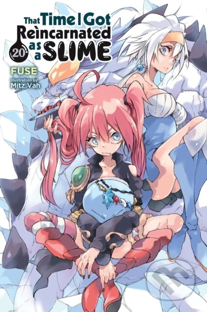 Kniha: That Time I Got Reincarnated as a Slime, Vol. 20 (light novel) (Fuse, Mitz Vah a Kevin Gifford). Yen Press, 2025 Kniha: That Time I Got Reincarnated as a Slime, Vol. 20 (light novel) (Fuse, Mitz Vah a Kevin Gifford). Yen Press, 2025