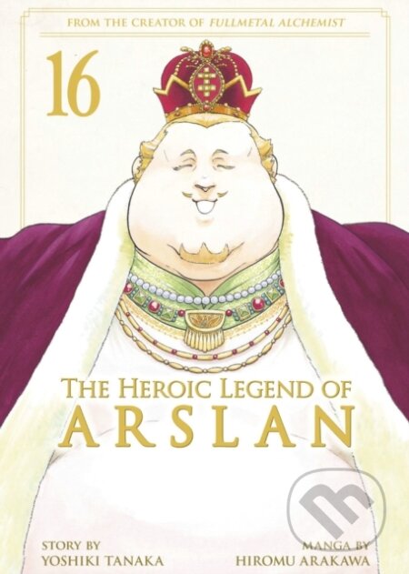 Kniha: The Heroic Legend of Arslan 16 (Yoshiki Tanaka). Kodansha Comics, 2022 Kniha: The Heroic Legend of Arslan 16 (Yoshiki Tanaka). Kodansha Comics, 2022