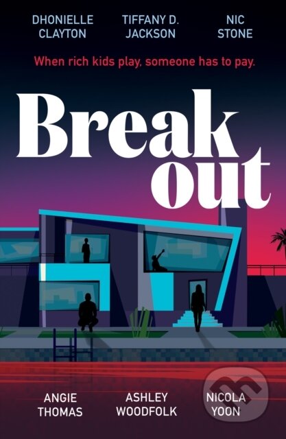 Kniha: BREAKOUT (Angie Thomas, Tiffany D. Jackson, Nicola Yoon, Nic Stone, Dhonielle Clayton a Ashley Woodfolk). Electric Monkey, 2026 Kniha: BREAKOUT (Angie Thomas, Tiffany D. Jackson, Nicola Yoon, Nic Stone, Dhonielle Clayton a Ashley Woodfolk). Electric Monkey, 2026
